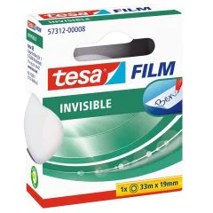 Photo TESA : Ruban adhésif Mat-invisible - 19 mm x 33 m