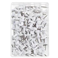 Photo WEDO : Boite de 100 punaises - Blanc 54200