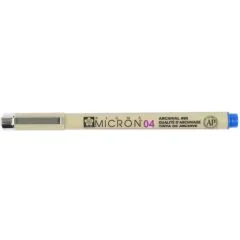Stylo feutre à pointe fine - 0,4 mm - Bleu : SAKURA Pigma Micron 04 (XSDK0436) image