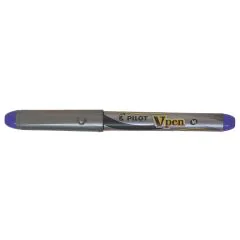 Stylo Plume jetable - Violet : PILOT V-Pen Silver Visuel
