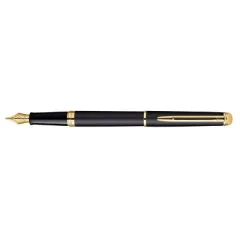 Stylo à plume - Largeur M - Noir Mat/Or WATERMAN Hémisphère Image
