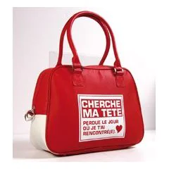 88687C CLAIREFONTAINE : Sac de Bowling - Passionnément - Rouge
