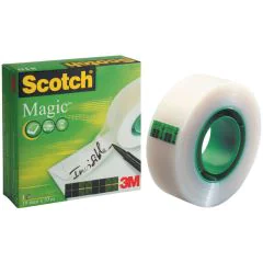 Ruban adhésif Magic 810 - 12 mm x 33 m : SCOTCH Visuel