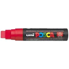 Marqueur peinture Posca PC 17K - Rouge : UNI-BALL photo