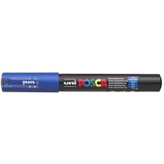 Marqueur peinture Posca PC 1MC - Bleu foncé : UNI-BALL photo