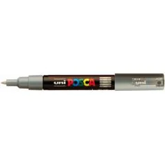 Marqueur peinture Posca PC 1MC - Gris : UNI-BALL photo