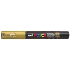Marqueur peinture Posca PC 1MC - Or : UNI-BALL photo
