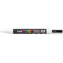 Marqueur peinture Posca PC 3M - Blanc : UNI-BALL photo