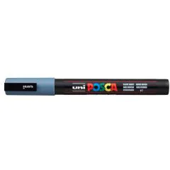 Marqueur peinture Posca PC 5M - Gris ardoise : UNI-BALL photo