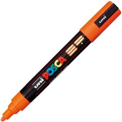 Marqueur peinture Posca PC 5M - Orange foncé : UNI-BALL photo