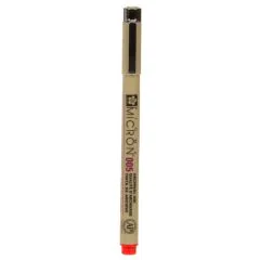 Stylo feutre à pointe fine - Rouge - 0,2 mm : SAKURA Pigma Micron 005 Visuel