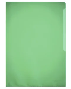 Photo DURABLE : Lot de 100 pochettes à coins A4 - Vert - 2337-05