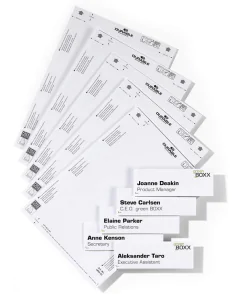 Photo DURABLE 4850-02 50 étiquettes pour plaque de porte - 149 x 52,5 mm