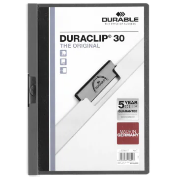 Photo Chemise de présentation A4 à clip - Anthracite (DURABLE 2200-57)