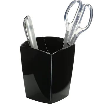 Photo Pot à Crayons 2 compartiments - Noir : CEP CepPro 1005300161