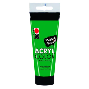 Photo Peinture acrylique mat Vert - MARABU AcrylColor  de 100 ml