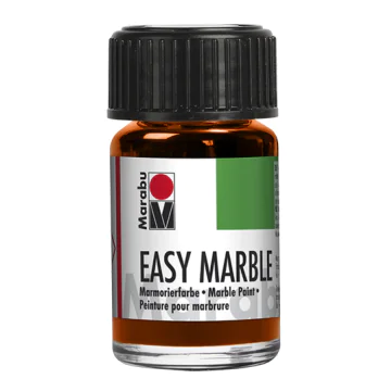 Photo MARABU : Peinture pour marbrure - 15 ml - Orange 13050039013