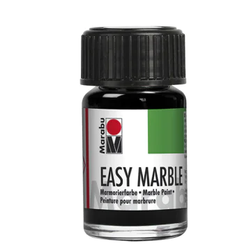 Photo MARABU : Peinture pour marbrure - 15 ml - Noir 13050039073