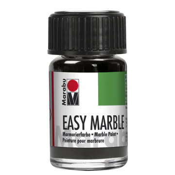 Photo MARABU : Peinture pour marbrure - 15 ml - Argent 13050039082