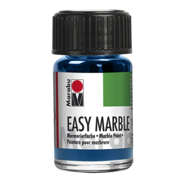 Photo MARABU : Peinture pour marbrure - 15 ml - Bleu clair 13050039090
