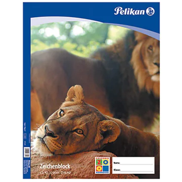 Photo Bloc à dessin de 10 feuilles - A2 PELIKAN