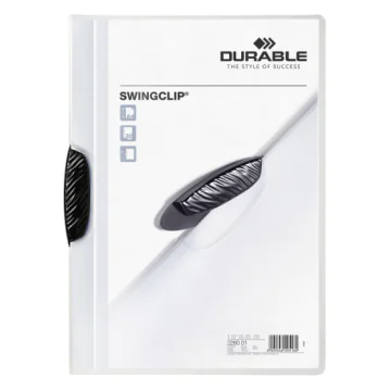 Photo Chemise de présentation A4 à clip - Noir (DURABLE 2260-01)