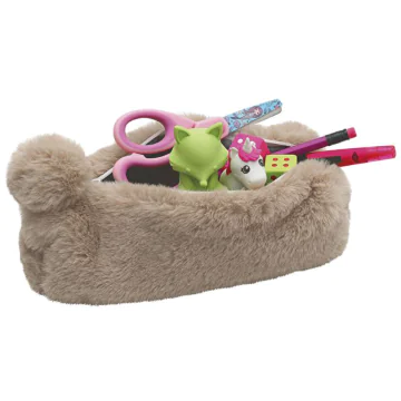 Photo Trousse pour stylos en peluche - Marron WEDO Fluffy
