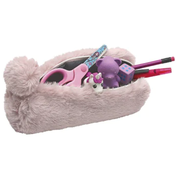 Photo Trousse pour stylos en peluche - Rose WEDO Fluffy