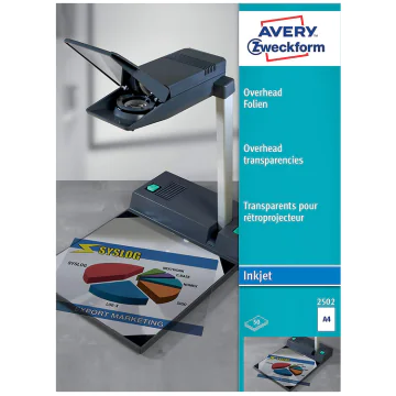Photo Transparent pour Rétroprojecteur - A4 AVERY 2502