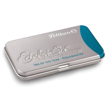 Photo Boite de 6 cartouches d'encre - Bleu Turquoise PELIKAN Edelstein Ink