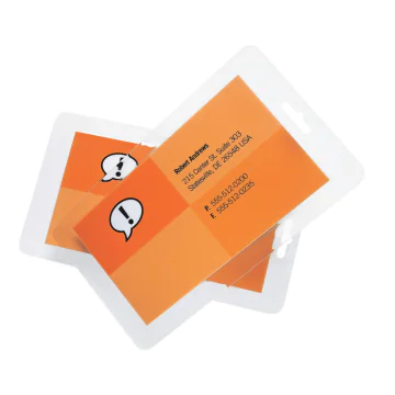 Photo Pochettes à plastifier des Cartes - 250 mic 64 x 108 mm GBC CardPouch 