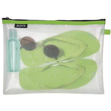 Photo Pochette imperméable - Taille L - Transparent / Vert LEITZ WOW Traveller