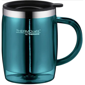 Photo Mug isotherme - 0,35 L - Bleu Sarcelle THERMOS TC Desktop Mug