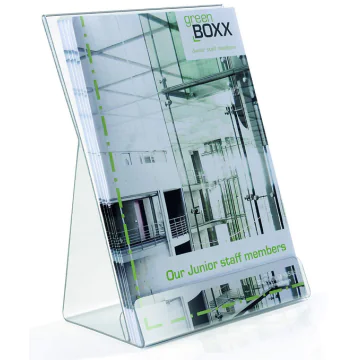 Photo DURABLE : Présentoir brochures de table - 1 compartiment format A5 8595-19