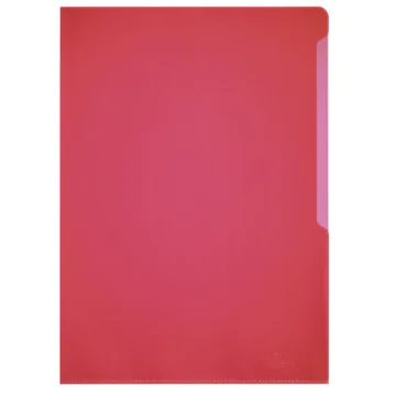 Photo DURABLE : Lot de  100 pochettes à coins A4 - Rouge - 2337-03