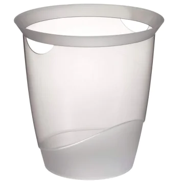 Photo DURABLE : Corbeille à papier Trend 16 litres - Transparent - 1701710400