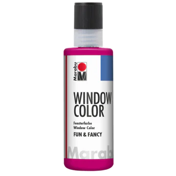 Photo MARABU FUN & FANCY :  Peinture pour Window Color  - 80 ml - Framboise