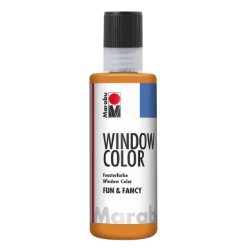 Photo MARABU FUN & FANCY :  Peinture pour Window Color - 80 ml - Orange 