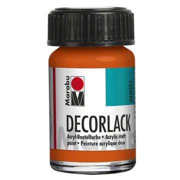 Photo MARABU : Vernis acrylique - Decorlack - 15 ml - Orange