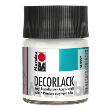 Photo MARABU : Vernis acrylique - Decorlack - 50 ml – Blanc