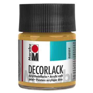 Photo MARABU : Vernis acrylique - Decorlack - 50 ml - Or métallique
