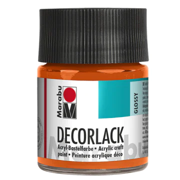 Photo MARABU : Vernis acrylique - Decorlack - 50 ml - Orange