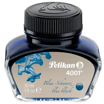 Photo PELIKAN : Encre de chine 4001 - Bleu Noir 301028