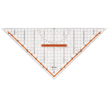 Photo ROTRING : Equerre Pro Centro - poignée amovible