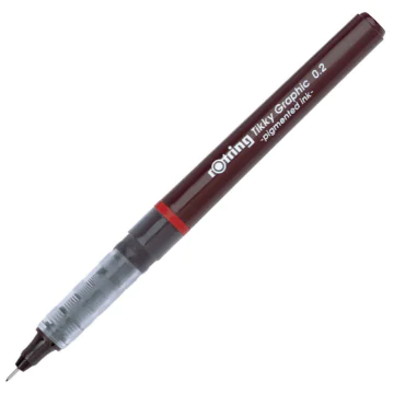 Photo Stylo feutre Tikky Graphic - Noir 0,20 mm : ROTRING