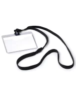 Photo DURABLE : Lot de 10 badges avec lacet textile - Noir 8139-01