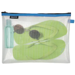 Image Pochette imperméable - Taille L - Transparent / Bleu LEITZ WOW Traveller