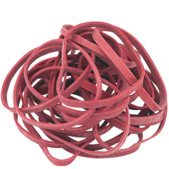 Bracelets élastiques - 150 x 4 mm LAUFER Rondella Paquet de 1000 g Image