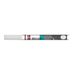 Photo Marqueur laque décoratif - 1 à 2 mm - Blanc MARABU Brilliant Painter