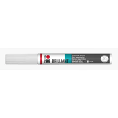 Photo Marqueur laque décoratif - 2 à 4 mm - Blanc MARABU Brilliant Painter